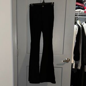 Elegant Black Women's Flared Pants